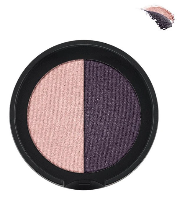 LR health & beauty - Двухцветные минеральные тени для век Colours Eyeshadow 2 шт х 1.25 г, Бледная роза и виноград
