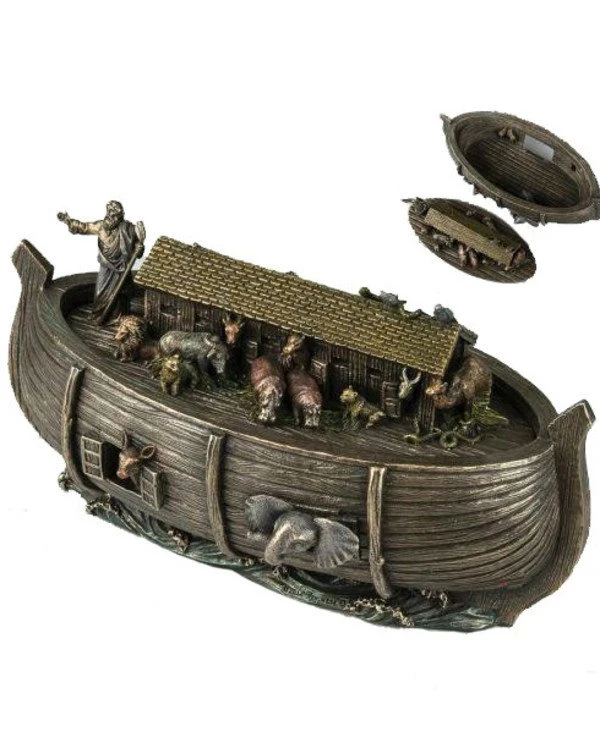 Veronese - Figurine "Noah's Ark" (25 * 13 cm)  Bronze