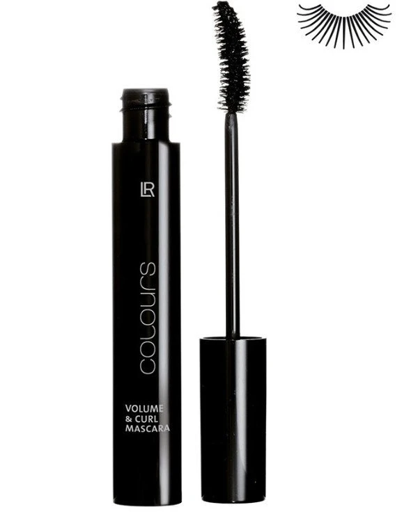 LR health & beauty - Тушь для ресниц с эффектом объема Colours Volume & Curl Mascara 10 мл, Классический чёрный