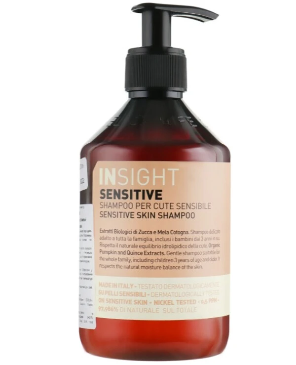 Insight Cosmetics - Шампунь для чувствительной кожи головы Sensitive Shampoo 400 мл