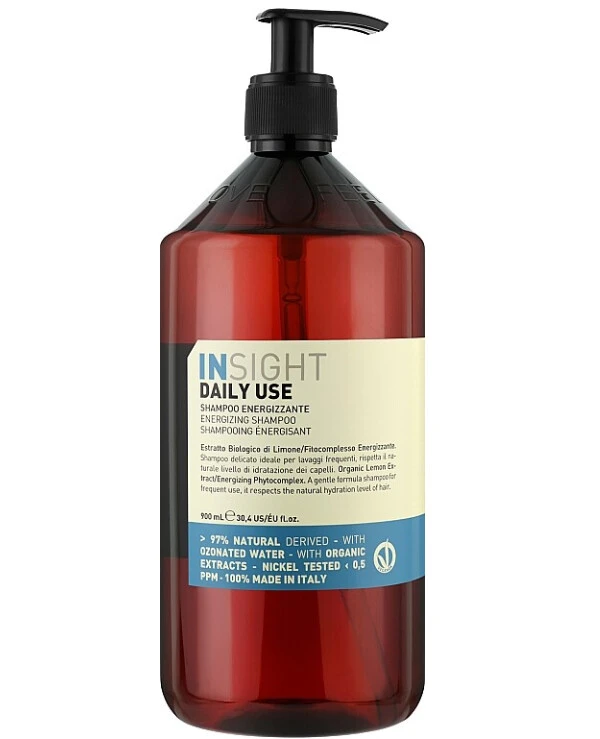 Insight Cosmetics Daily Care Energy Shampoo | Energizing shampoo for daily use for hair