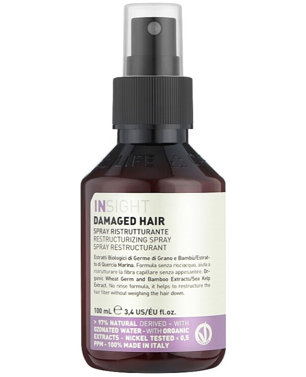 Insight Cosmetics - Repairing Spray for Damaged Hair Damaged Hair Restructurizing Spray 100ml