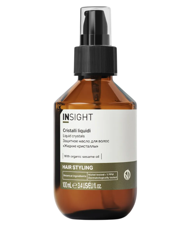 Insight Cosmetics - Liquid crystals with organic sesame and linseed oil Styling Liquid Crystals 100ml