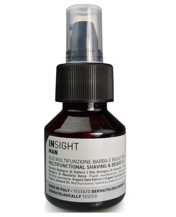 Insight Cosmetics - Многофункциональное масло для бороды Man Multifunctional Shaving & Beard Oil 50 мл