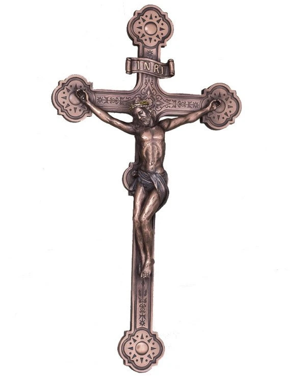 Veronese - Figurine "Cross" (38 * 20 cm) 76435A4  Bronze