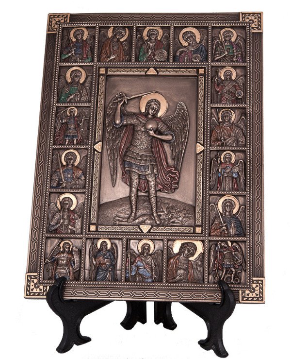 Veronese - The painting "Archangel Michael" (23 * 30 cm)  