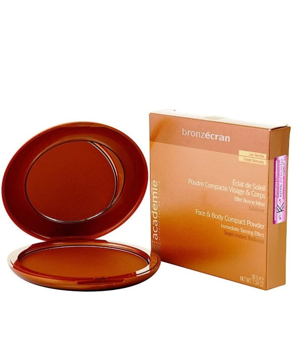 Academie - Пудра для лица и тела с эффектом загара Poudre Bronz`Express 38 г