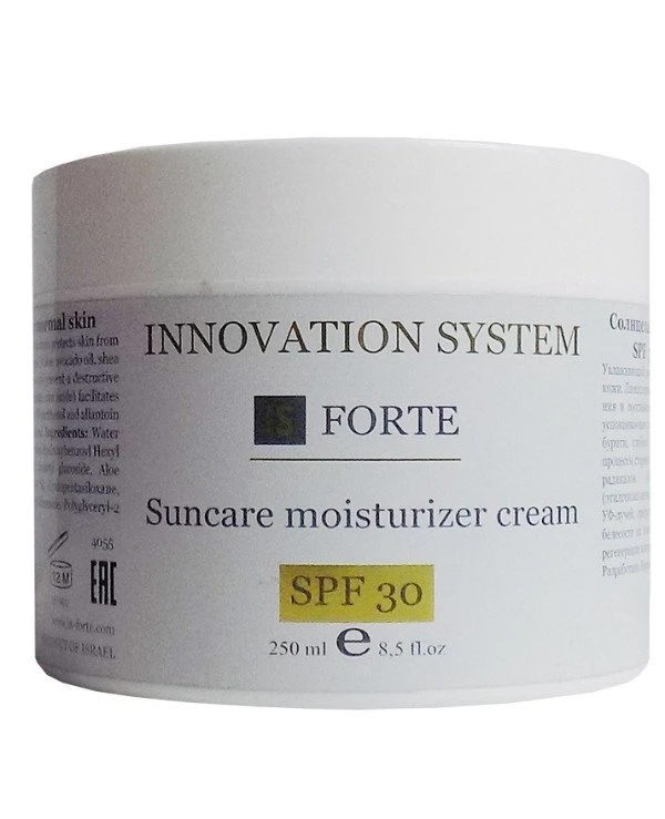 Innovation System Солнцезащитный увлажняющий крем SPF 30 для нормальной кожи | Forte Suncare moisturizer cream фото, цена, купить