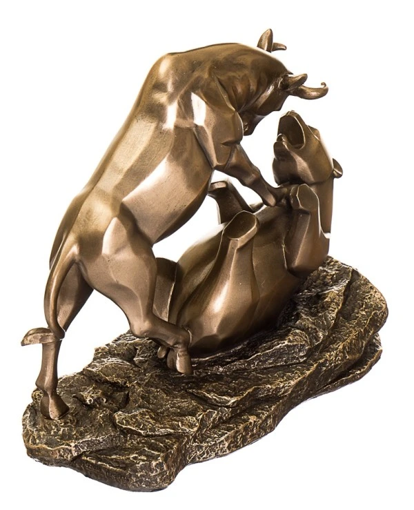 Veronese Figurine Fight a bear and a bull 16cm 77493A1 | Fight a bear and a bull_2