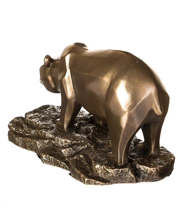 Veronese Набор статуэток - Бык и медведь (10см) 77487Y1 | Bull and bear фото 5, цена, купить
