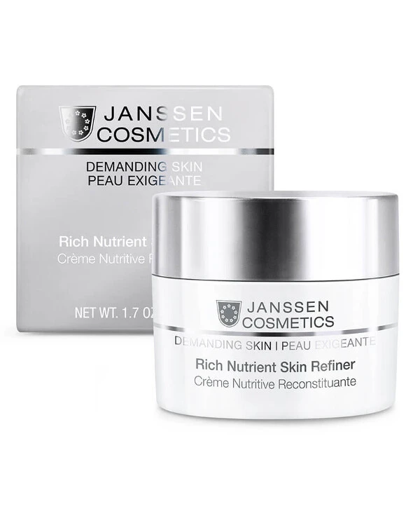 Janssen cosmetics - Обогащенный дневной питательный крем SPF-4 Demanding Skin Rich Nutrient Skin Refiner 50 мл