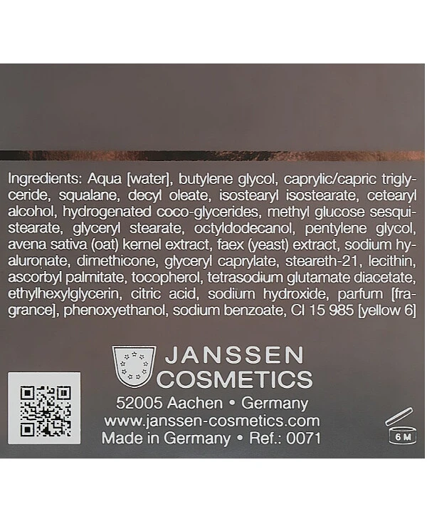 Janssen cosmetics Укрепляющий крем для шеи и декольте | Demanding Skin Firming Neck & Decollette Cream фото, цена, купить