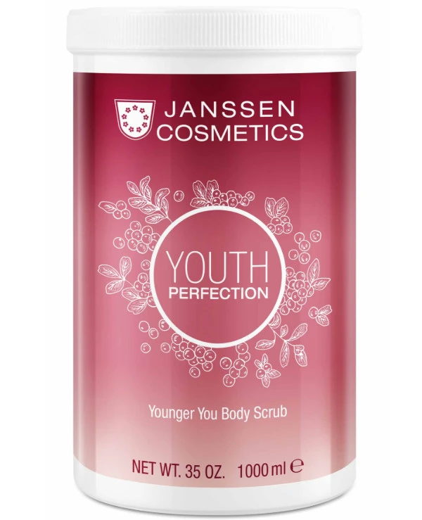 Janssen cosmetics - Омолаживающий скраб с маслом семян клюквы Younger You Body Scrub 1000 мл