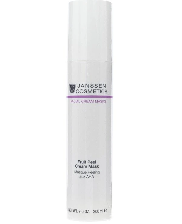 Janssen cosmetics - Очищающая крем-маска с AHA-кислотами Facial Cream Masks Fruit Peel Cream Mask 200 мл