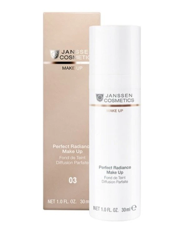 Janssen cosmetics - Тональный крем с эффектом сияния Make Up Perfect Radiance Make-up 30 мл, 03
