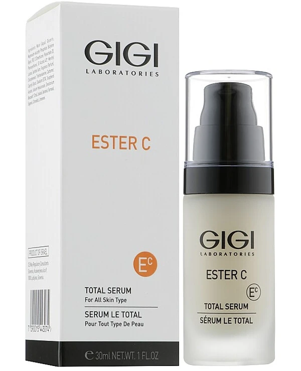 Gigi cosmetics - Увлажняющая сыворотка с эффектом осветления Ester C Total Serum 30 мл