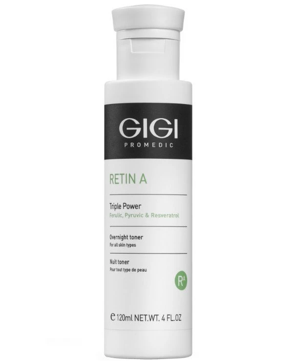 Gigi cosmetics - Ночной мультикислотный тоник "Тройная сила" Retin A Triple Power Overnight Toner 120 мл