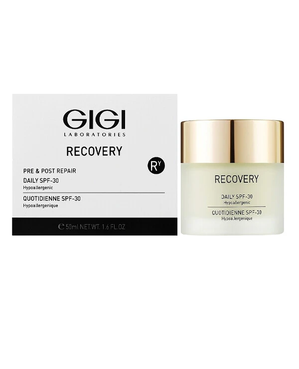 Gigi cosmetics - Дневной восстанавливающий солнцезащитный крем SPF 30 Recovery Daily SPF 30 50 мл