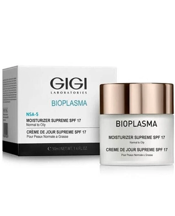 Gigi cosmetics - Крем увлажняющий для нормальной и жирной кожи SPF 17 Bioplasma Moist Supreme SPF 17 50 мл