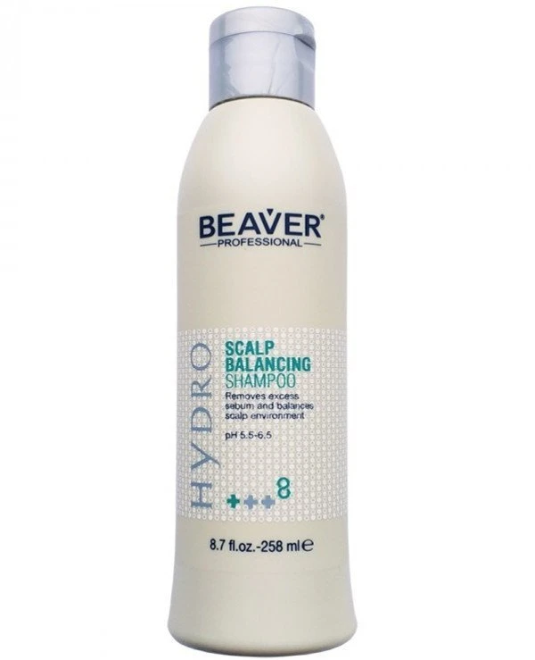 Beaver professional - Шампунь для жирной кожи головы и сухих волос Hydro Scalp Balancing Shampoo 258 мл