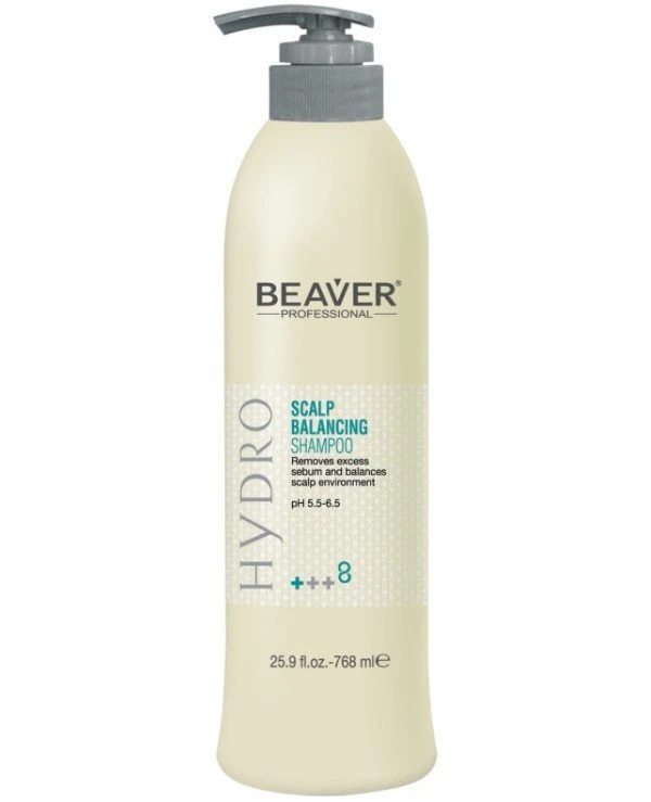 Beaver professional - Shampoo for oily scalp and dry hair Hydro Scalp Balancing Shampoo 768m