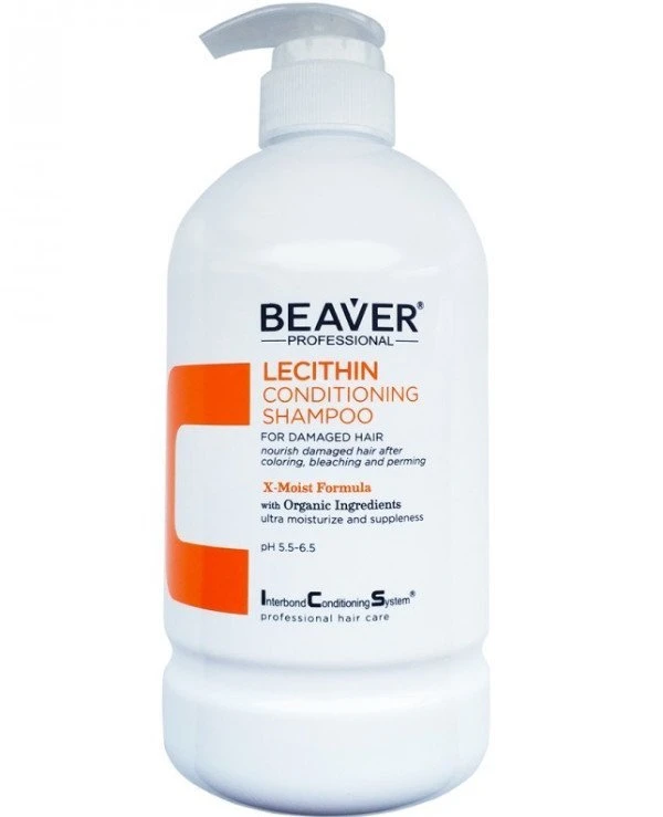Beaver professional - Restorative shampoo with lecithin for brittle and split ends I.C.S Lecithin Conditioning Shampoo 750ml