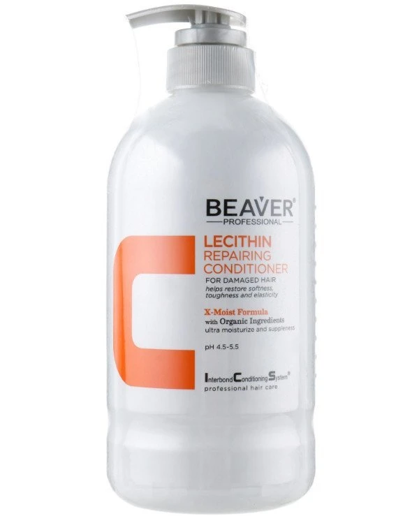 Beaver professional - Восстанавливающий кондиционер с лецитином для ломких и секущихся волос I.C.S Lecithin Conditioning Conditioner 750 мл