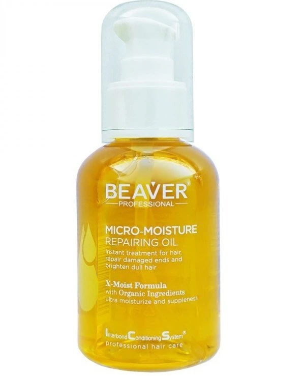 Beaver professional - Увлажняющее и восстанавливающее микропроникащее масло для поврежденных волос I.C.S Micro-Moisture Repairing Oil 100 мл