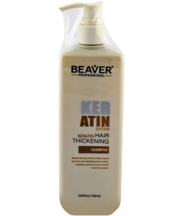 Beaver professional Шампунь с кератином для густоты и утолщения волос | Beaver Keratin Hair Thickening Shampoo цена, фото, купить
