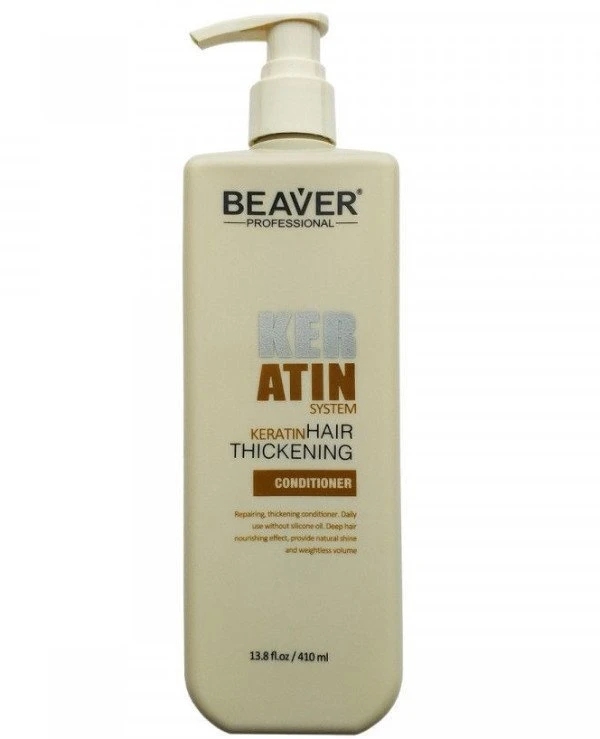 Beaver professional - Кондиционер с кератином для густоты и утолщения волос Keratin Hair Thickening Conditioner 410 мл