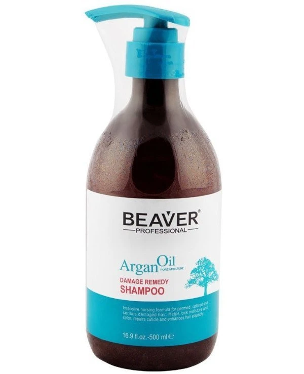 Beaver professional - Шампунь для интенсивного восстановления с Аргановым маслом Argan Oil Damage Remedy Shampoo 500 мл