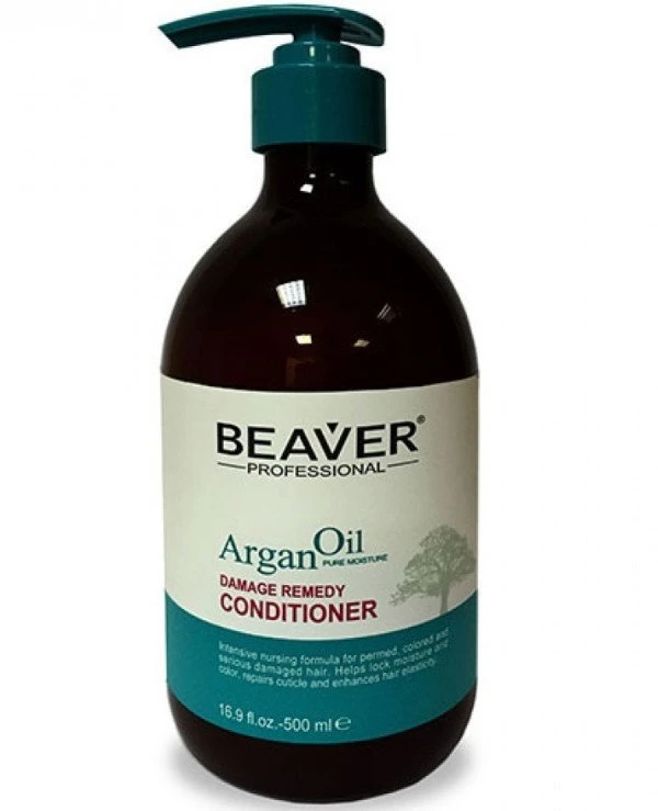 Beaver professional - Кондиционер для интенсивного восстановления с Аргановым маслом Argan Oil Damage Remedy Conditioner 500 мл