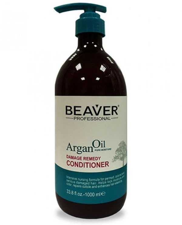 Beaver professional - Кондиционер для интенсивного восстановления с Аргановым маслом Argan Oil Damage Remedy Conditioner 1000 мл