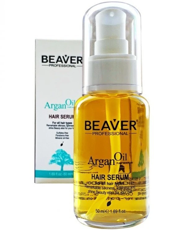 Beaver professional - Питающая восстанавливающая сыворотка с Аргановым маслом Argan Oil Hair Serum 50 мл