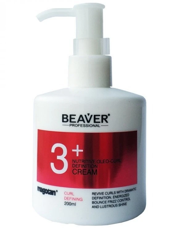 Beaver professional - Питательный крем на масляной основе для выделения прядей Magotan Nutritive Oleo-Curl Definition Cream 200 мл