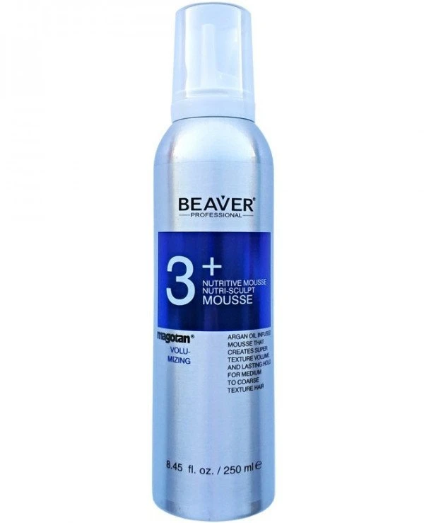 Beaver professional - Питательный мусс Нутри-Скульпт для укладки волос Magotan Nutritive Mousse Nutri-Sculpt Mousse 250 мл