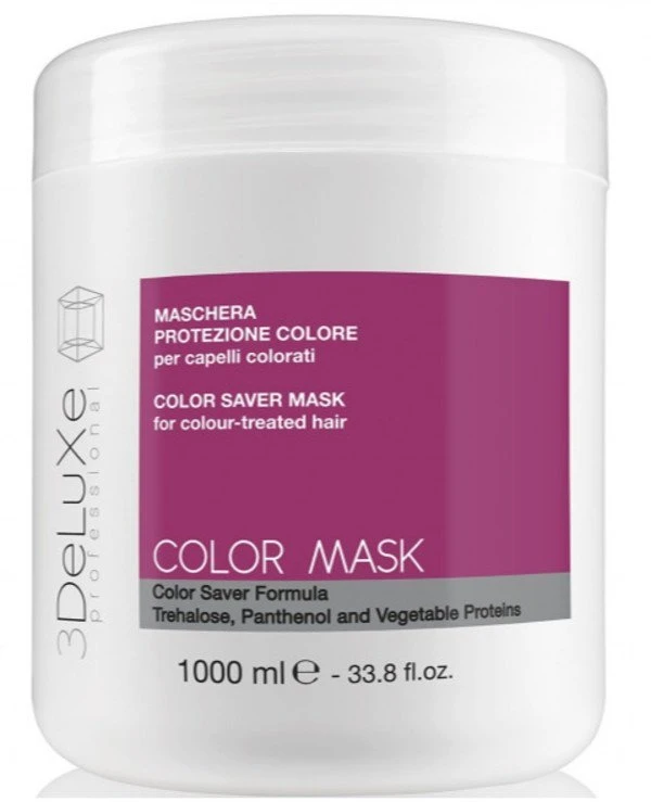 3Deluxe Professional - Маска для окрашенных и повреждённых волос Color Mask 1000 мл