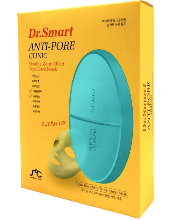 Aomi - Маска для ухода за порами Dr. Smart Anti-Pore Clinic Double Zone Effect Pore Care Mask 25 мл