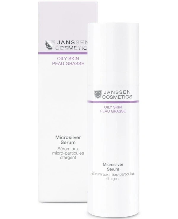 Janssen cosmetics Антибактериальная сыворотка | Oily Skin Microsilver Serum фото, цена, купить