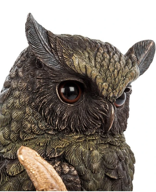 Veronese Statuette "Owl" 22 см (75033A5) | 75033A5_veronese_sova_23_3