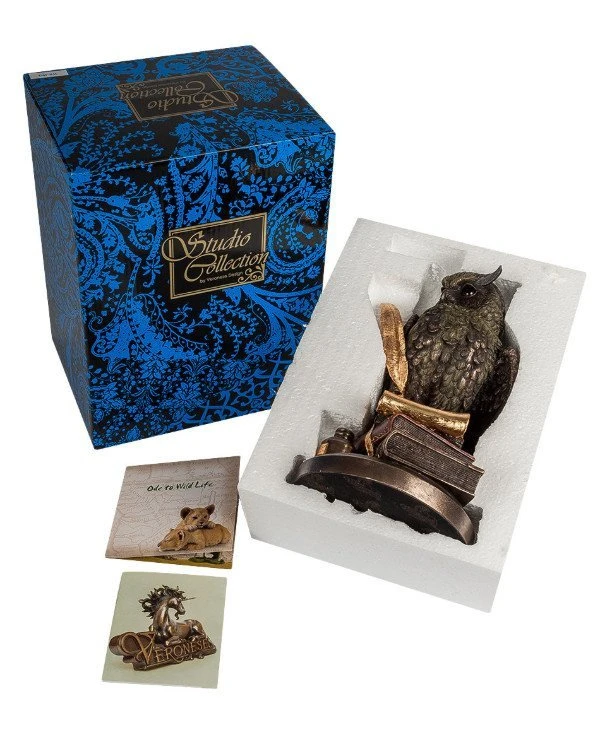 Veronese Statuette "Owl" 22 см (75033A5) | 75033A5_veronese_sova_23_4
