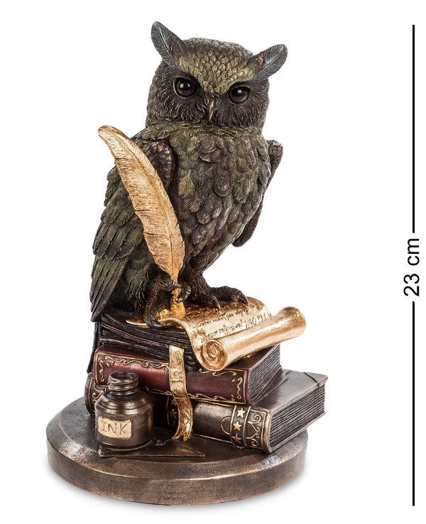 Veronese Statuette "Owl" 22 см (75033A5) | 75033A5_veronese_sova_23