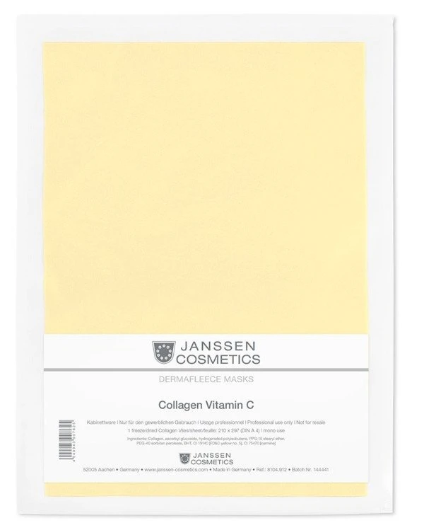 Janssen cosmetics - Коллаген с витамином С Collagen Fleece Masks Vitamin C 