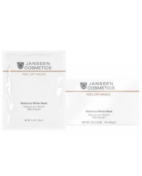Janssen cosmetics - Осветляющая моделирующая маска Phytogen Powder Masks Botanical White Mask 10 шт х 30 г