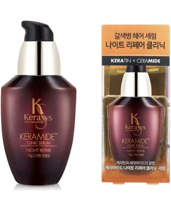 KeraSys - Night repairing serum-oil for hair Keramide Clinic Serum Night Repair 70ml