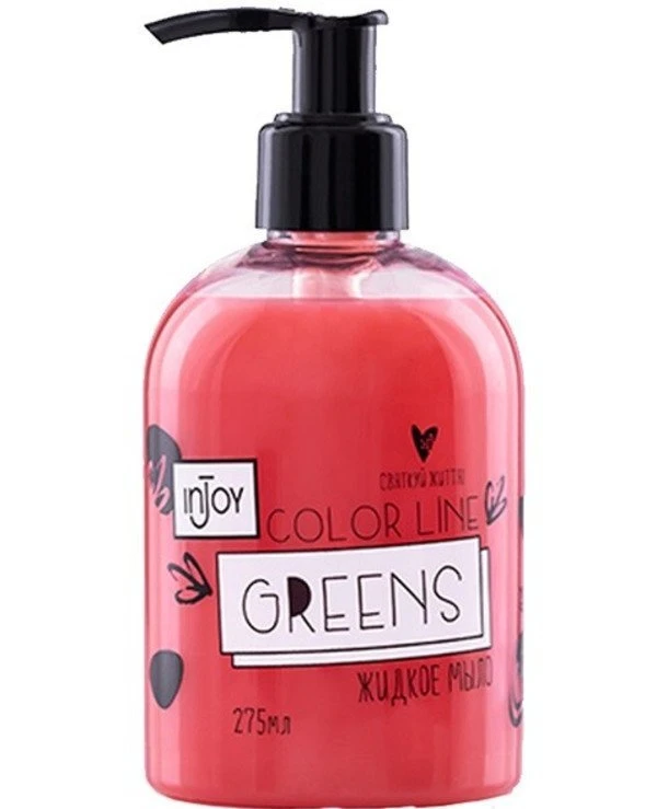 InJoy - Жидкое мыло Color Line Greens Soap 275 мл