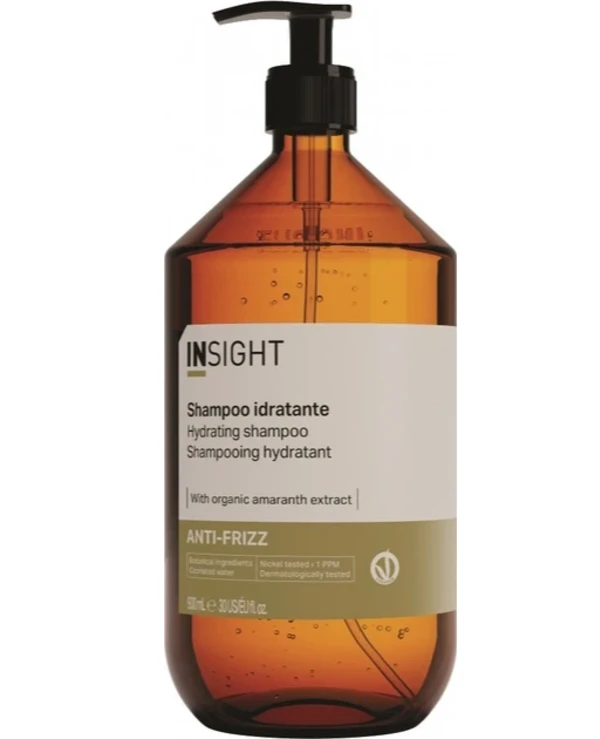 Insight Cosmetics Moisturizing hair shampoo | Insight Anti-Frizz Moisturizing Shampoo for All Hair Types, 900 ml