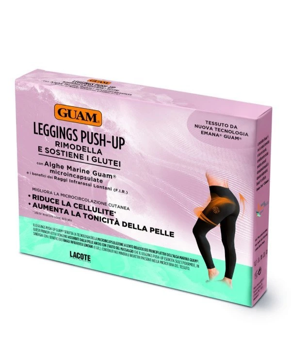 Guam - Леггинсы «Пуш – Ап» Leggings Push-Up XS-S (42-44), Черный