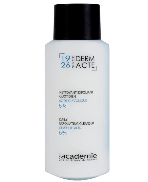 Academie - Exfoliating emulsion with glycolic acid 6% Nettoyant exfoliant quotidien acide glycolique 6% 250ml