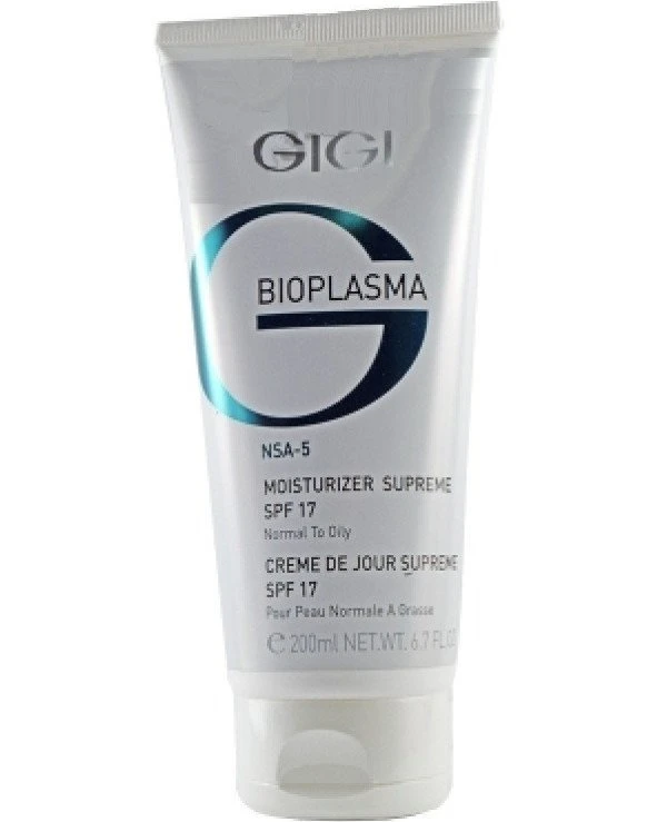 Gigi cosmetics - Крем увлажняющий для нормальной и жирной кожи SPF 17 Bioplasma Moist Supreme SPF 17 200 мл